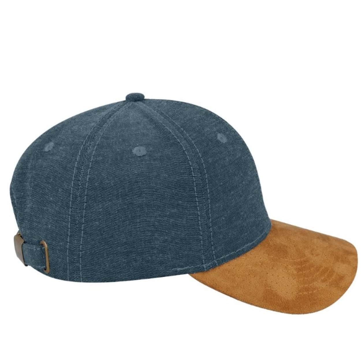 Chambray/Suede 6 Panel Cap - Image 19