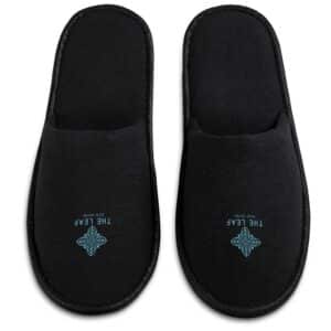 Serendipio Be Our Guest Linen Slippers — Serendipio Be Our Guest Linen Slippers