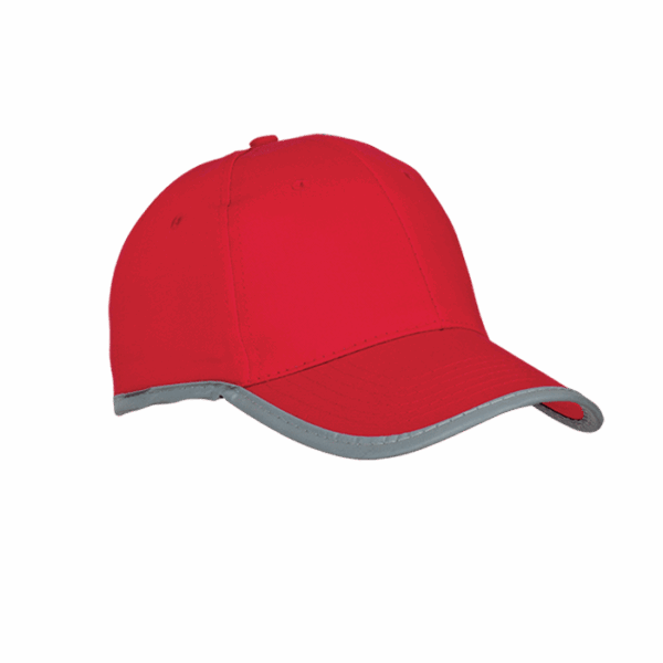 6 Panel Reflective Binding Cap — 6 Panel Reflective Binding Cap
