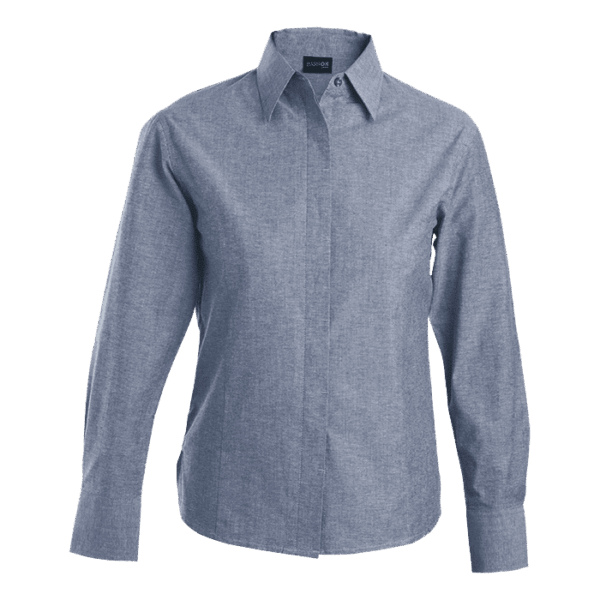 Oxford Blouse Long Sleeve Ladies — Oxford Blouse Long Sleeve Ladies