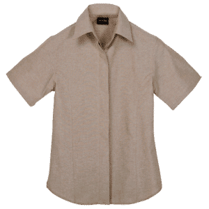 Oxford Blouse Short Sleeve Ladies