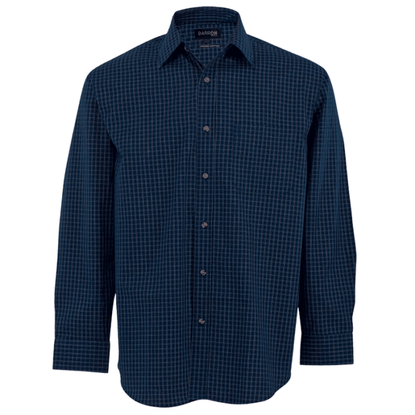 Pioneer Check Lounge Long Sleeve Mens — Pioneer Check Lounge Long Sleeve Mens