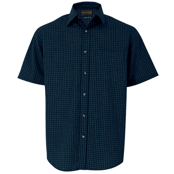 Pioneer Check Lounge Short Sleeve Mens — Pioneer Check Lounge Short Sleeve Mens