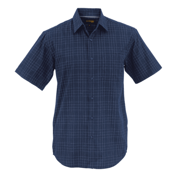Hamilton Check Lounge Short Sleeve Mens — Hamilton Check Lounge Short Sleeve Mens