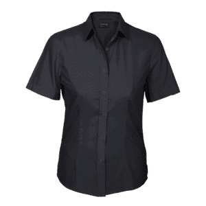 Basic Poly Cotton Blouse Short Sleeve Ladies