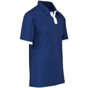 Alternative view of Mens Contest Golf Shirt - Navy