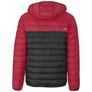 Mens Kyoto Two-Tone Jacket - Black Red - Image 3