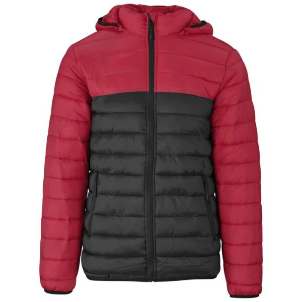 Mens Kyoto Two-Tone Jacket – Black Red — Mens Kyoto Two-Tone Jacket – Black Red