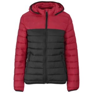 Ladies Kyoto Two-Tone Jacket - Black Red