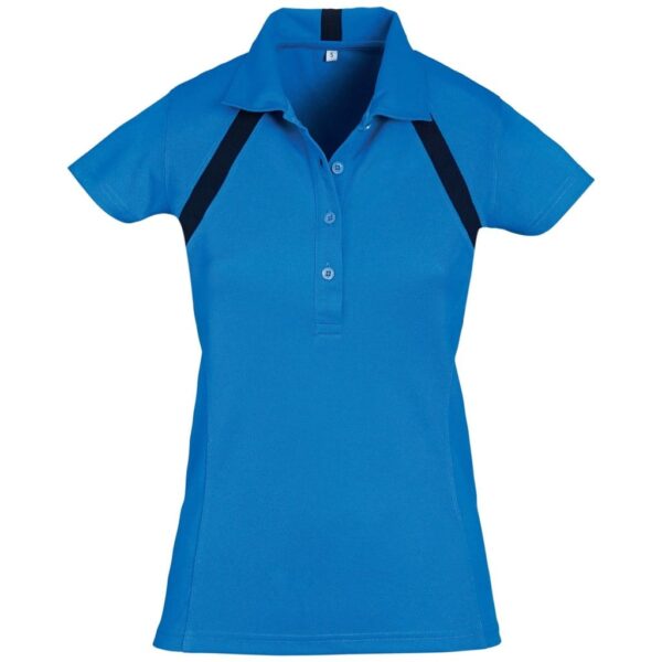 Ladies Jebel Golf Shirt – Blue — Ladies Jebel Golf Shirt – Blue