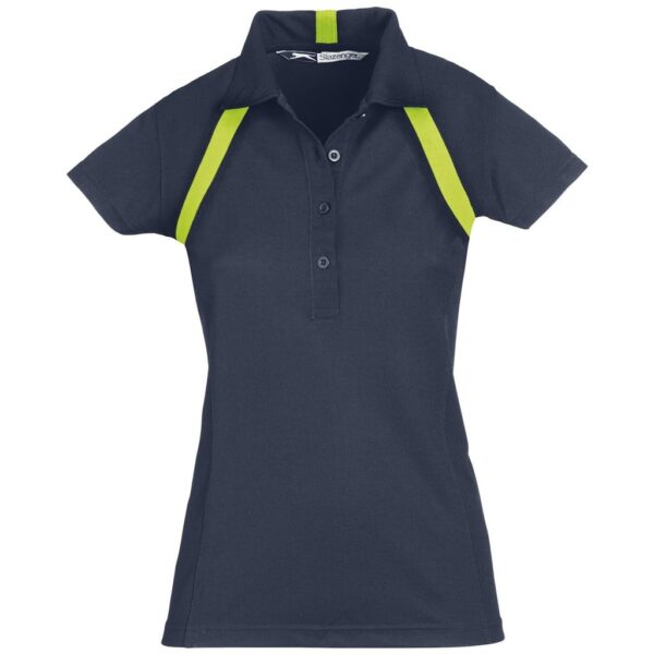 Ladies Jebel Golf Shirt – Navy Lime — Ladies Jebel Golf Shirt – Navy Lime
