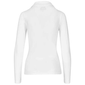 Alternative view of Ladies Long Sleeve Zenith Golf Shirt - White
