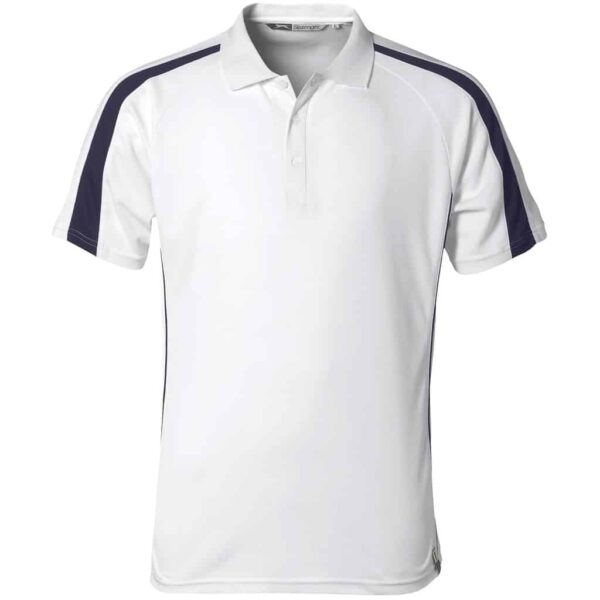 Mens Horizon Golf Shirt – White — Mens Horizon Golf Shirt – White