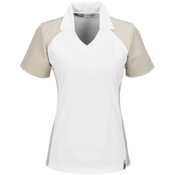 Ladies Grandslam Golf Shirt – Khaki — Ladies Grandslam Golf Shirt – Khaki