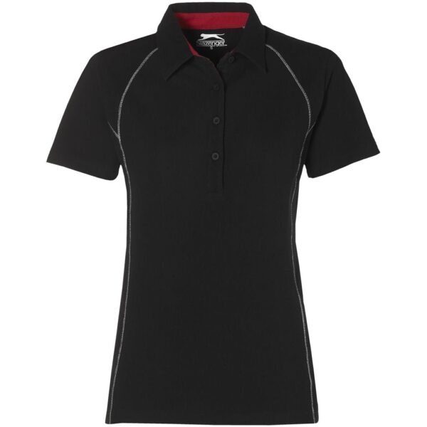 Ladies Victory Golf Shirt – Black — Ladies Victory Golf Shirt – Black