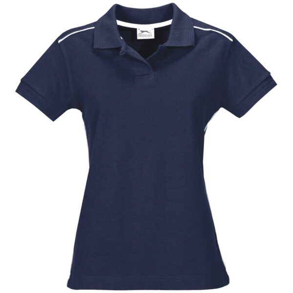 Ladies Backhand Golf Shirt – Navy — Ladies Backhand Golf Shirt – Navy