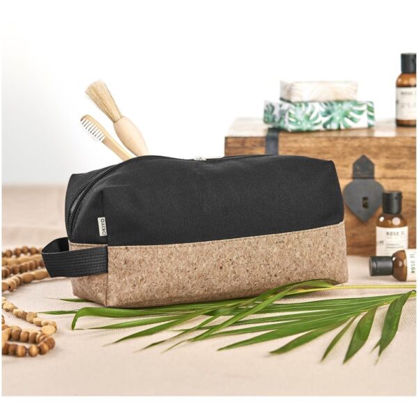 Okiyo Koruku Cork & Cotton Toiletry Bag — Okiyo Koruku Cork & Cotton Toiletry Bag