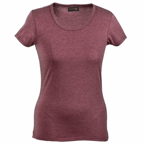 Melange Crew Neck T-Shirt Ladies — Melange Crew Neck T-Shirt Ladies