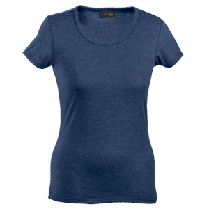 Alternative view of Melange Crew Neck T-Shirt Ladies