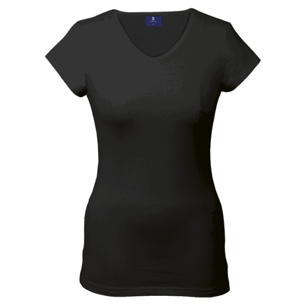 170g Essential V-Neck Slim Fit Ladies — 170g Essential V-Neck Slim Fit Ladies