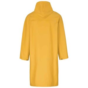 Light Duty Storm Rubberised Polyester/PVC Raincoat - Yellow - Image 3