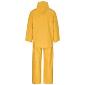 Light Hurricane Rubberised Polyester/PVC Rainsuit - Yellow - Image 3