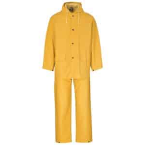 Light Hurricane Rubberised Polyester/PVC Rainsuit – Yellow — Light Hurricane Rubberised Polyester/PVC Rainsuit – Yellow
