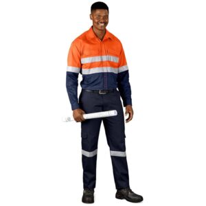 Alternative view of Access Vented Two-Tone Reflective Work Shirt