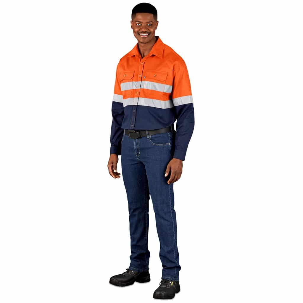 Access Vented Two-Tone Reflective Work Shirt - Image 8