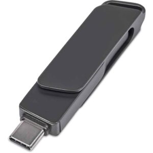 Alternative view of Alex Varga Atraxia Dual Flash Drive – 64GB