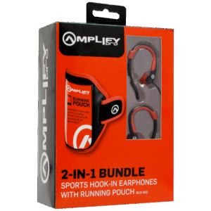 Alternative view of Amplify 2-IN-1 Bundle Jogger series earphones with pouch