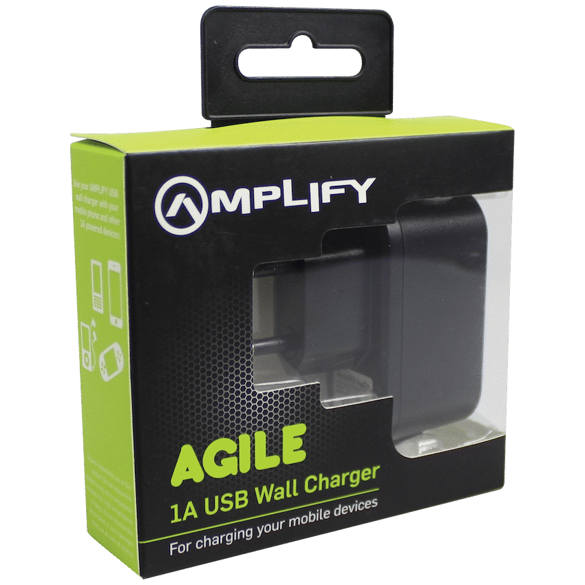 Amplify Agile Series Single USB 1a Wall Charger - Image 3