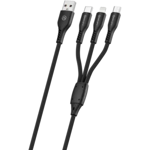Amplify CoreCharge Series 1.2m 3-in-1 Cable