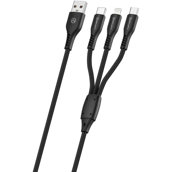 Amplify CoreCharge Series 1.2m 3-in-1 Cable — Amplify CoreCharge Series 1.2m 3-in-1 Cable