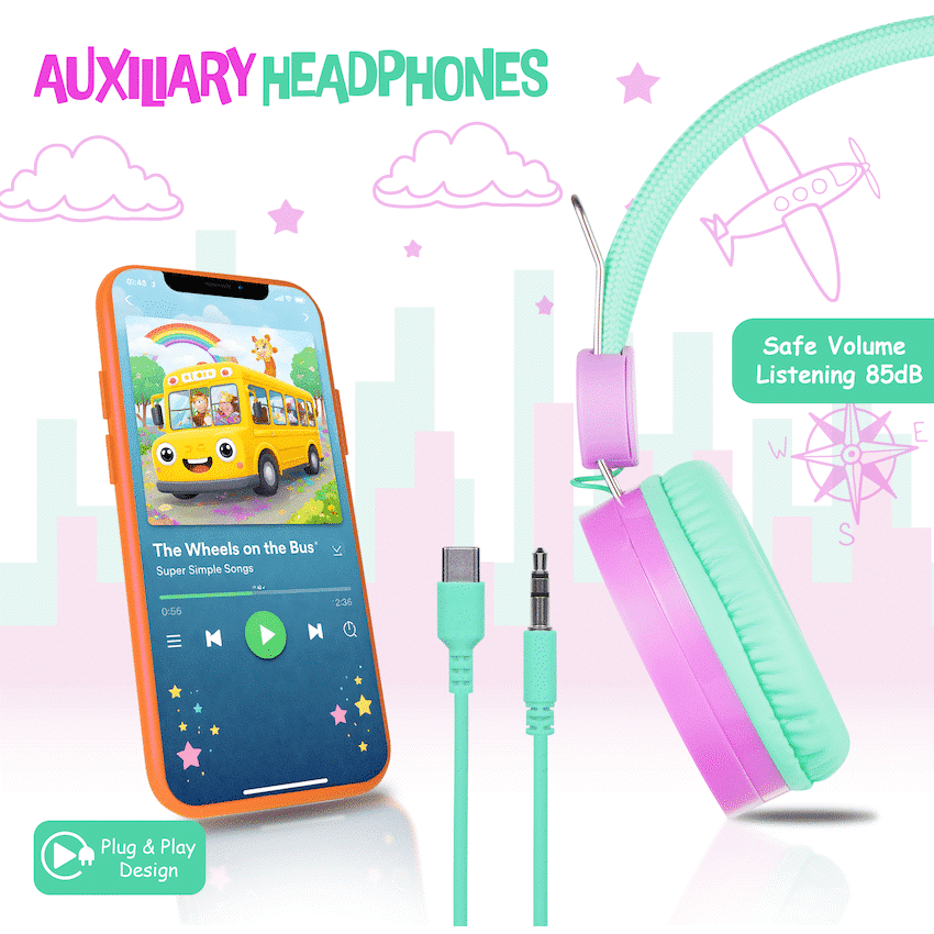 Amplify Kids Adventure Auxiliary Headphones - Image 4