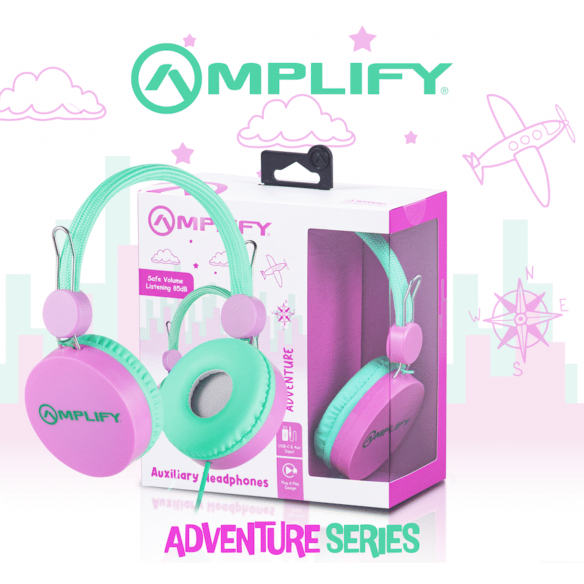 Amplify Kids Adventure Auxiliary Headphones - Image 6
