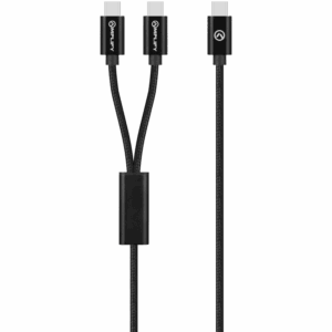 Amplify Linked Series USB-C to 2x USB-C Braided Cable 1.2m