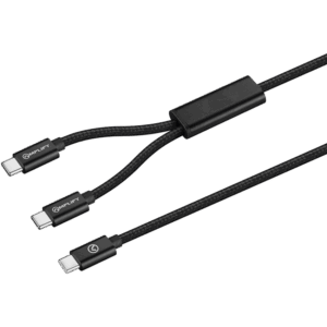 Alternative view of Amplify Linked Series USB-C to 2x USB-C Braided Cable 1.2m