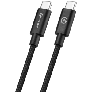 Alternative view of Amplify Linked Series USB-C to Type-C 60W Braided Cable 1.2m - Black