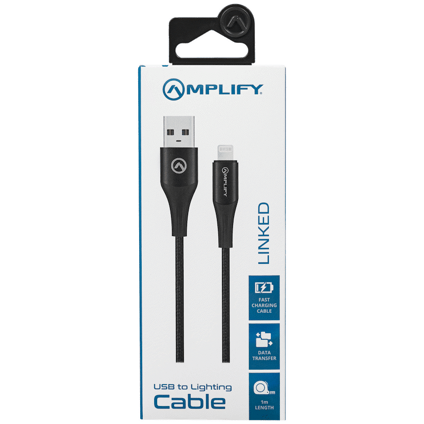 Amplify Linked Series USB to Lightning Braided Cable 1m - Image 4