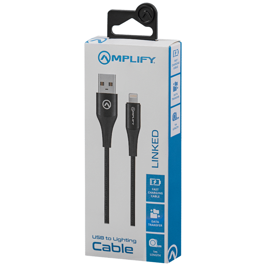 Amplify Linked Series USB to Lightning Braided Cable 1m - Image 6
