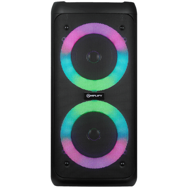 Amplify Megavibe Series Dual 4″ Party Speaker – Black — Amplify Megavibe Series Dual 4″ Party Speaker – Black