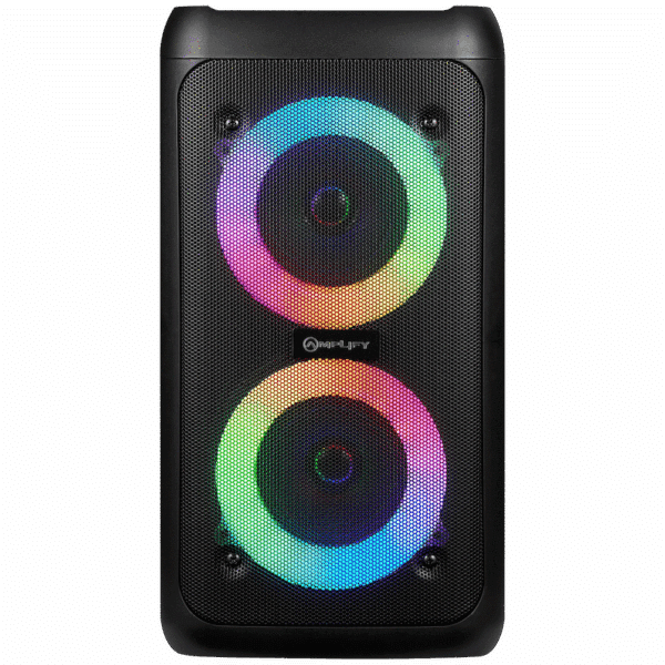Amplify Mini Megavibe Series Dual 3″ Party Speaker – Black — Amplify Mini Megavibe Series Dual 3″ Party Speaker – Black