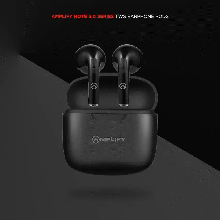 Amplify Note 3.0 Series TWS Earphone - Black - Image 12