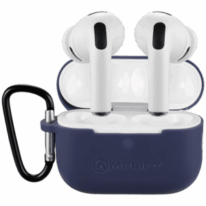 Amplify Note X 3 Series TWS Earphones - White Case + Blue Cover
