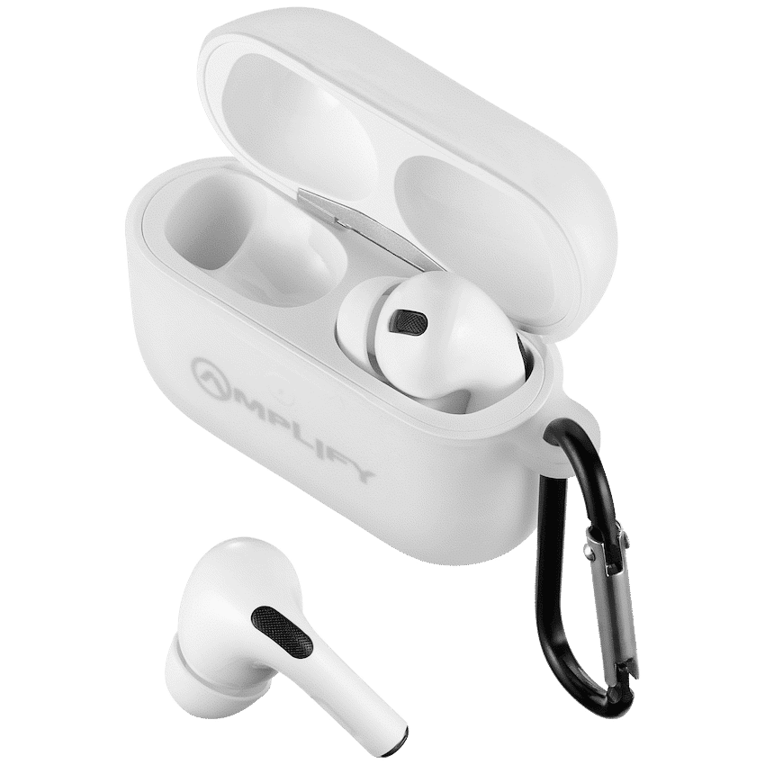 Amplify Note X Series TWS Earphones - White Case + White Cover - Image 4