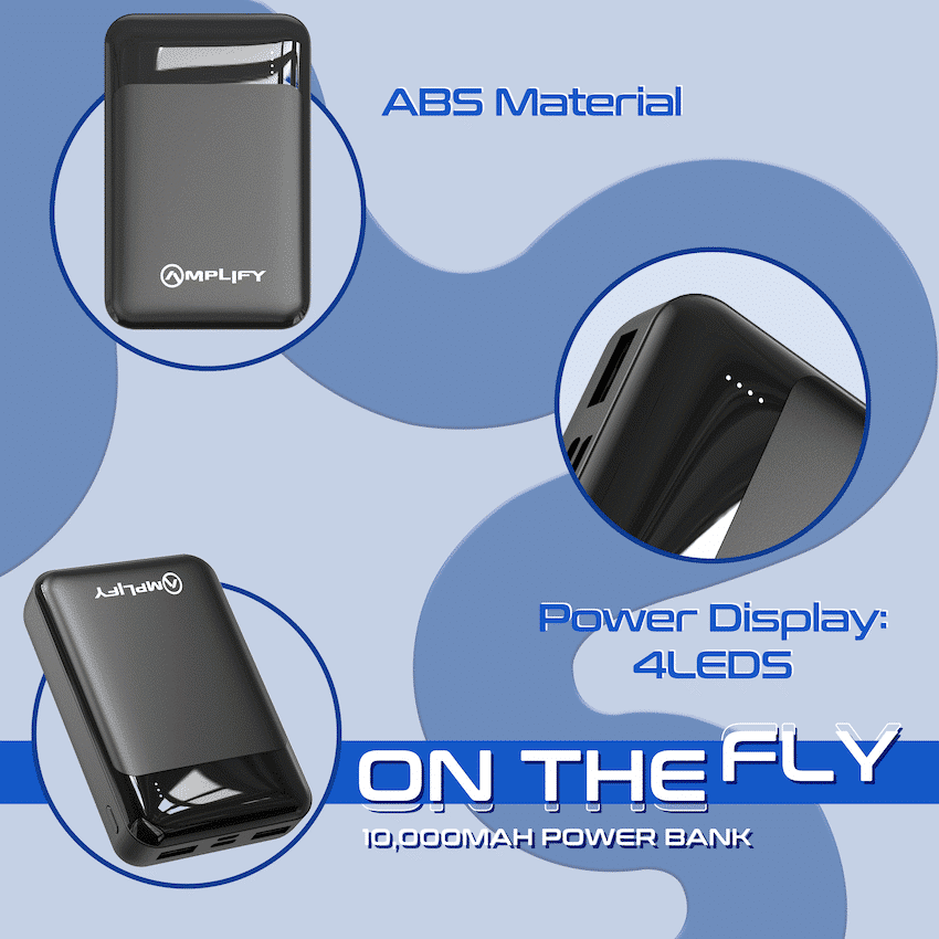 Amplify On The Fly 10,000mAh Power Bank - Image 3