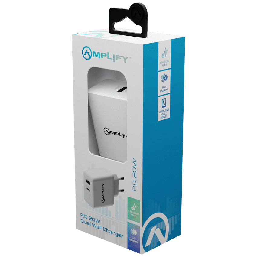 Amplify P.D. 20w Plus USB 12w Dual Wall Charger - Image 4