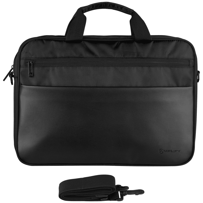 Amplify Panama 15.6" Laptop Shoulder Bag - Black
