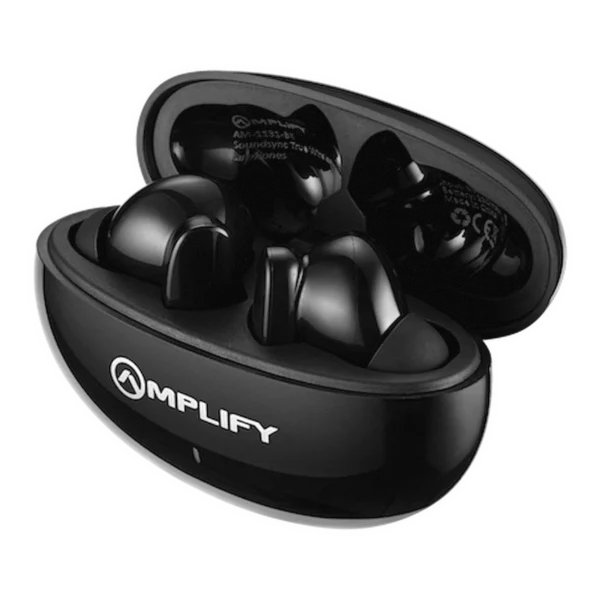 Amplify SoundSync Series True Wireless Earphones – Black — Amplify SoundSync Series True Wireless Earphones – Black